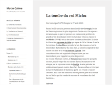 Tablet Screenshot of matincalme.fr